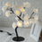 STEVVEX Rose Shaped Table Lamp Flower Rose Tree Decorative Light for Living Room Bedroom Kids Room/Decor Light
