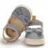 Newborn Infant Baby Summer Shoes Soft Crib Shoes Infants Anti-slip  Striped Bowknot Pre Walker Sandals