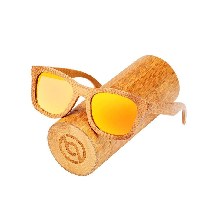 Handmade Bamboo Wood Luxury Retro Men and  Women Polarized Sunglasses Beach Wooden Glasses Oculos de sol With UV400 Protection l