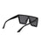 Top Luxury Modern Oversized Square Gradient Elegant Unisex Sunglasses For Men and Woman Brand Black Square Shades With UV400 Protection