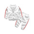 Fashion New Clothes Cotton Long Sleeve Solid Zipper Jacket Pants 2pcs Baby Boy / Baby Girl Clothing Set In Sport Design