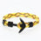 Anchor Bracelet Men Charm Survival Rope Chain Bracelets Paracord Fashion Black Color Anchor Bracelet Male Wrap Metal Sport Hooks