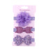 Luxury Modern Baby Headband Crown Flower Bows Hairband Baby Girl Headbands Newborn Hair Accessories Elastic Baby Hair Band