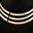 Women Charm Elegant Party Gold Necklace Chain Luxury Choker Collar In African Style