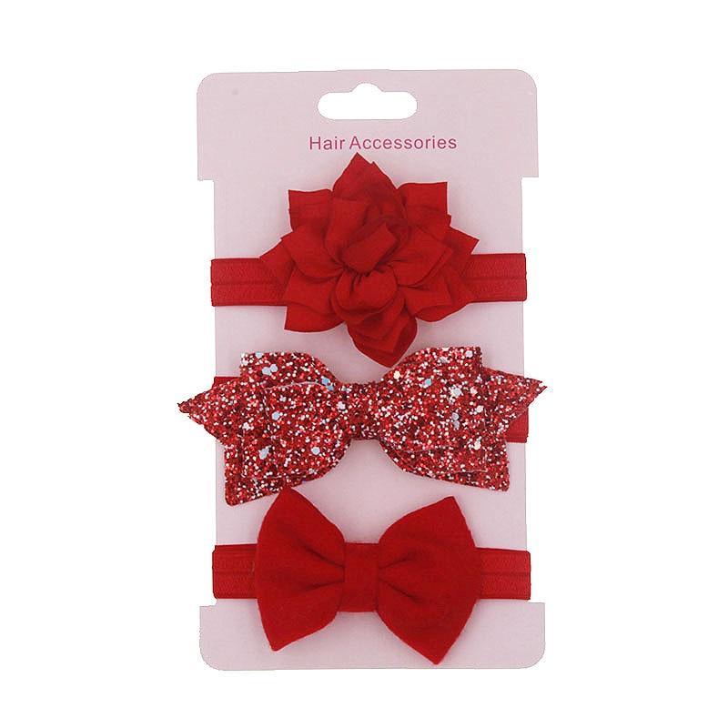 Luxury Modern Baby Headband Crown Flower Bows Hairband Baby Girl Headbands Newborn Hair Accessories Elastic Baby Hair Band