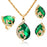 Amazing Jewelry Sets Cultural African Bridal Gold Color Necklace Earrings Ring Wedding Crystal Women Fashion Jewelry Set