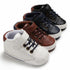 Newborn PU Leather Shoes Winter Fashion Baby Soft Sole Canvas Sneakers 0-12 Months Baby Boy And Girl