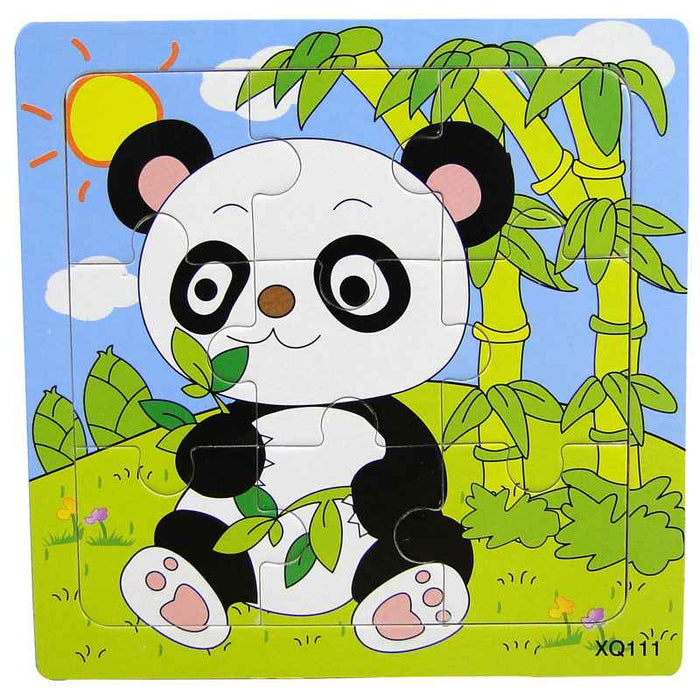 1 Pcs Animal Wooden Puzzles For Children In Wooden 3D Mosaic Puzzles Kids Educational Toys Design  For Baby Birthday Gifts