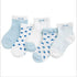 5 Pairs Pack  Children's Summer Mesh Socks Ultra-thin Breathable With Stars Moon Print For Boys And Girls