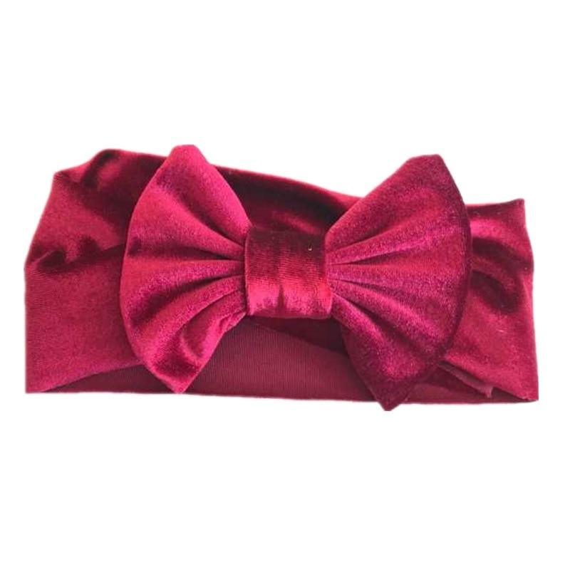 Big Bowknot Headband Baby Girl Headbands Bow Hairband Children Kid Cotton Head Wrap For Girls