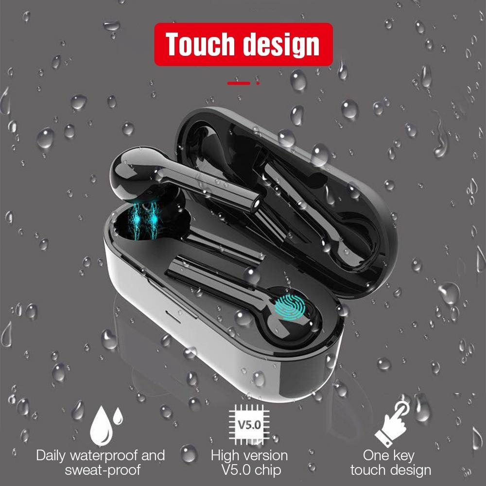 STEVVEX  Bluetooth Wireless Earphone Headphones Freebud Touch Control Sport Headset With Dual Microphone For Mobile Phone