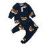 Baby Boy Clothes T shirt Hoodies and Long Pants Long Sleeve Outfits For Boys Pajamas With Bear Deisgn In Modern Style