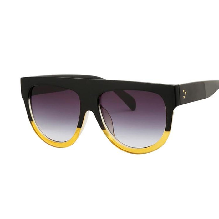 Retro Vintage Oversized Women Retro Luxury Big Frame Lady Retro Sunglasses With Eyewear UV400 Protection