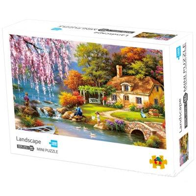 1000pcs Puzzles Wooden Assembling Picture Landscape Puzzle Toys For Adults Childrens Kids Games Educational Toy
