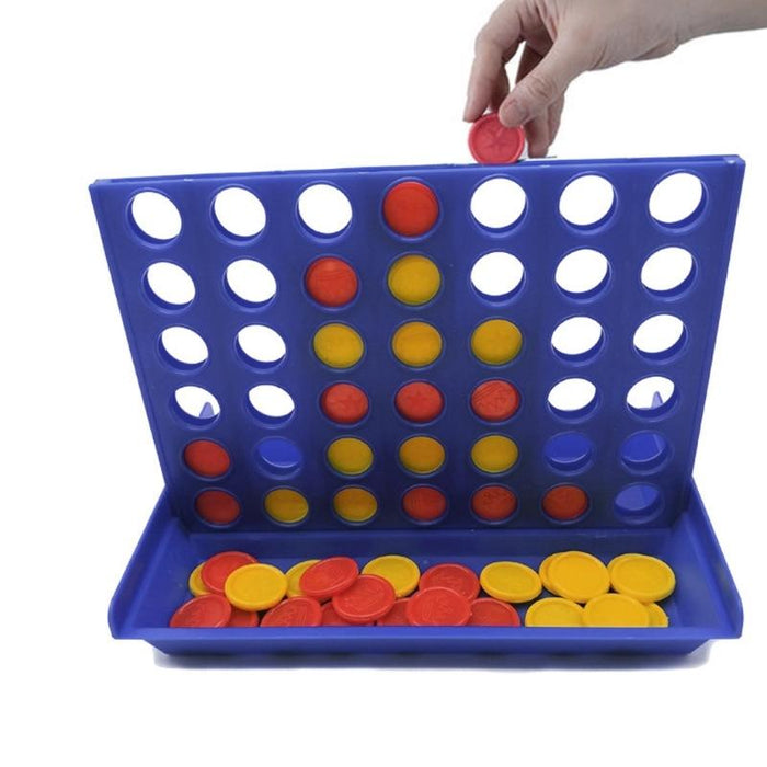 1 Set Connect 4 In A Line Board Game Foldable Children's Educational Toys for Kid Sports Entertainment Gifts For Kids Birthday