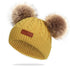 New Fashion Children Winter Caps For Baby Kids Girl Solid Knitted Thick And Modern Caps