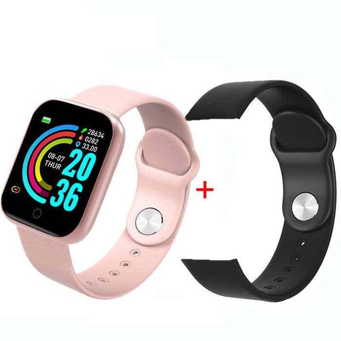 Luxury NEW Fashion Style Stainless Steel Smart Watch For Women and Men Electronics Sport Wrist Watch For Android IOS Square Smartwatch Smart