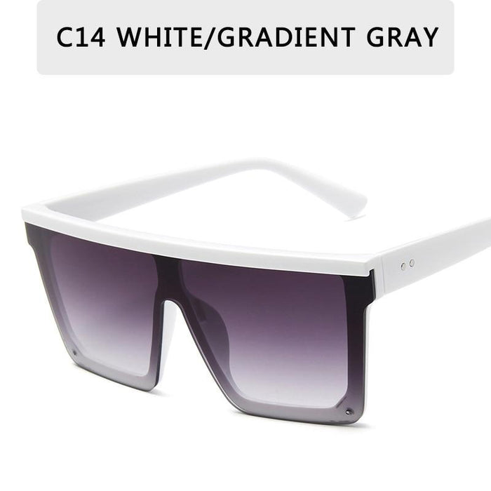 Elegant Lady Big frame Square Oversized Polarized Luxury Woman Sunglasses With UV400 Protection for Sun