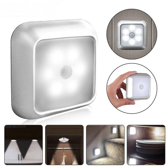STEVVEX Wireless LED Pair Lamps with Motion sensor night lights lamp bedroom water closet Cabinet Corridor  Stairwell  Entrance battery lights