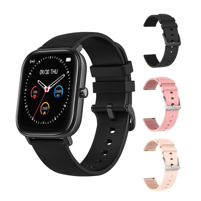 Modern Unisex Smart Watch For Men and Women With Sport Heart Rate Monitor Sleep Monitor Smartwatch Tracker For Phone and Extra Straps