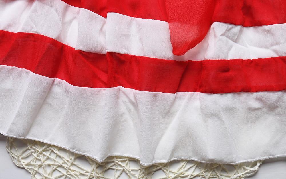 Luxury Summer Fashion Purple Stripe Round Neck Sleeveless Chiffon Dresses for baby Girls With Big Bow