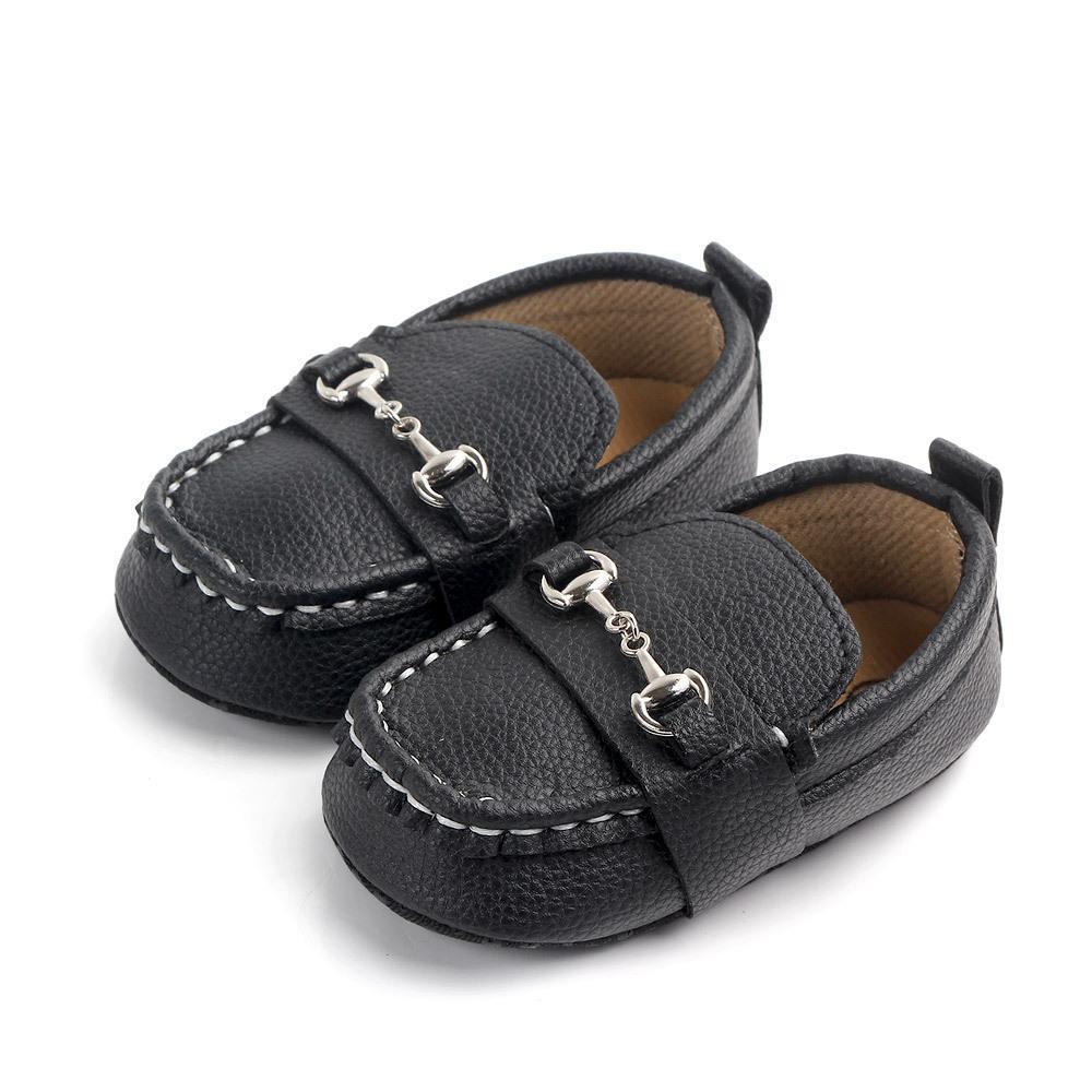 Leather Baby Shoes Fashion Infant Boys Girls Anti-slip Soft Sole Newborn First Walkers Luxury Shoes Design For Kids