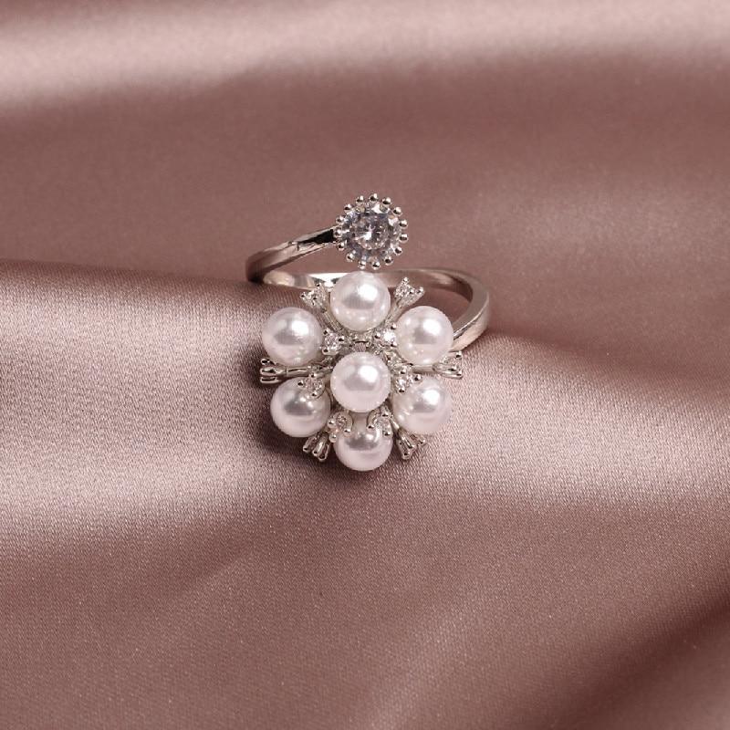 Fashion Jewelry Opening High-Grade  Zircon Butterfly Ring Luxury Shiny Cocktail Party Ring For Women