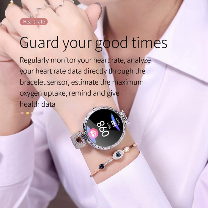 Fashion Women's Smart Watch Waterproof Wearable Device Heart Rate Monitor Sports Smartwatch For Women Ladies