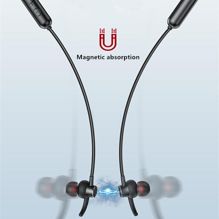 STEVVEX Wireless Bluetooth Earphones Magnetic Sports Running Headset  Waterproof Sport earbuds Noise reduction Headphones