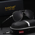 BARCUR Sunglasses Retro Chic Men Fashion Oversized Pilot Style Sunglasses with Mirrored TAC Lenses Durable Stainless Steel Frame for Hiking Outdoor Sports and Sun Protection for Summer