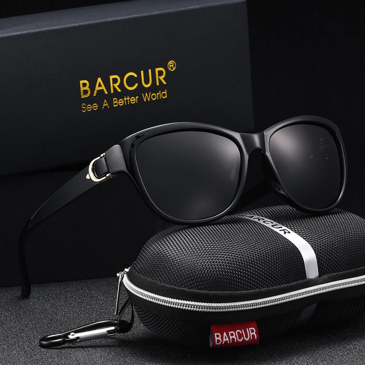 BARCUR Polarized Men’s Fashion Sunglasses – Elliptical Gradient TAC Lens with UV400 Protection – Lightweight Stainless Steel Frame Stylish Summer Eyewear for Travel Driving & Outdoor Gift Occasions