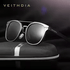 Luxury Elegent Aluminium Magnesium Sunglasses Retro Steampunk Round glasses Polarized Sun glasses for Women and Men  With UV400 Protection