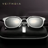 Luxury Elegent Aluminium Magnesium Sunglasses Retro Steampunk Round glasses Polarized Sun glasses for Women and Men  With UV400 Protection