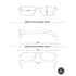 BARCUR Fashion Business Presbyopia Eyeglasses for Men and Women Ultra-Light Double Bar Alloy Rectangular Small Frame Transparent HD Reading Glasses