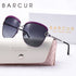 BARCUR Sunglasses Women’s Fashion Polarized Metal Frame Sunglasses UV400 Protection Multi-Color Options Trendy Square Sunglasses with Exquisite White Gift Box for Summer Parties Travel & Outdoor Events