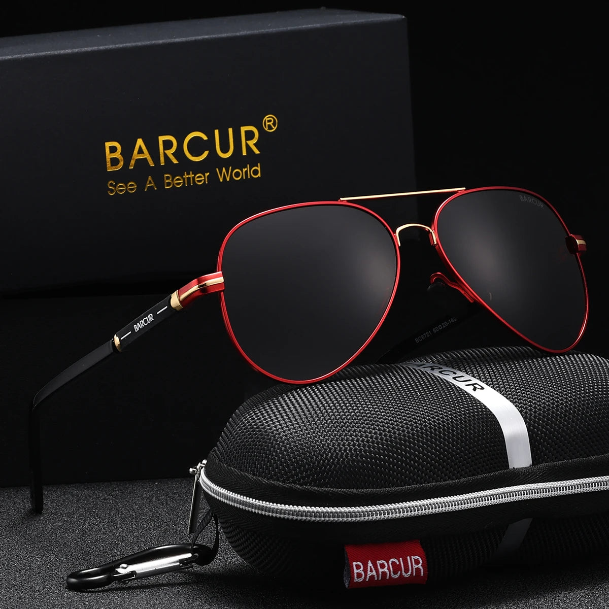 BARCUR Sunglasses Retro Chic Men Fashion Oversized Pilot Style Sunglasses with Mirrored TAC Lenses Durable Stainless Steel Frame for Hiking Outdoor Sports and Sun Protection for Summer