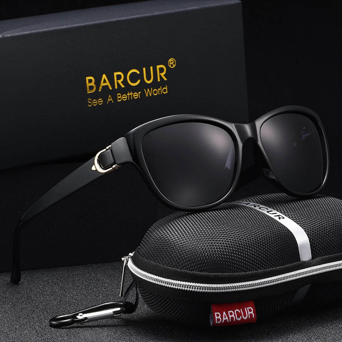 BARCUR Polarized Men’s Fashion Sunglasses – Elliptical Gradient TAC Lens with UV400 Protection – Lightweight Stainless Steel Frame Stylish Summer Eyewear for Travel Driving & Outdoor Gift Occasions