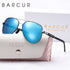 BARCUR Oversize Polarized Sunglasses for Women Trendy Double Beam Design Metal Elliptical Frame with UV400 Protection Fashionable Sun Glasses for Summer Outdoor & Daily Wear