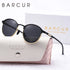 BARCUR Retro Polarized Fashionable Women’s Sunglasses – Elegant Black Circular Metal Frame UV400 Protection Stylish Travel Eyewear with Personalized Gift Packaging for Summer Days Girls and Women