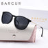 BARCUR Sunglasses Women’s Leopard Print Two-Tone Cat Eye Fashion Glasses – Trendy Polarized UV400 Gradient TAC Lenses for Summer Travel & Outdoor Activities