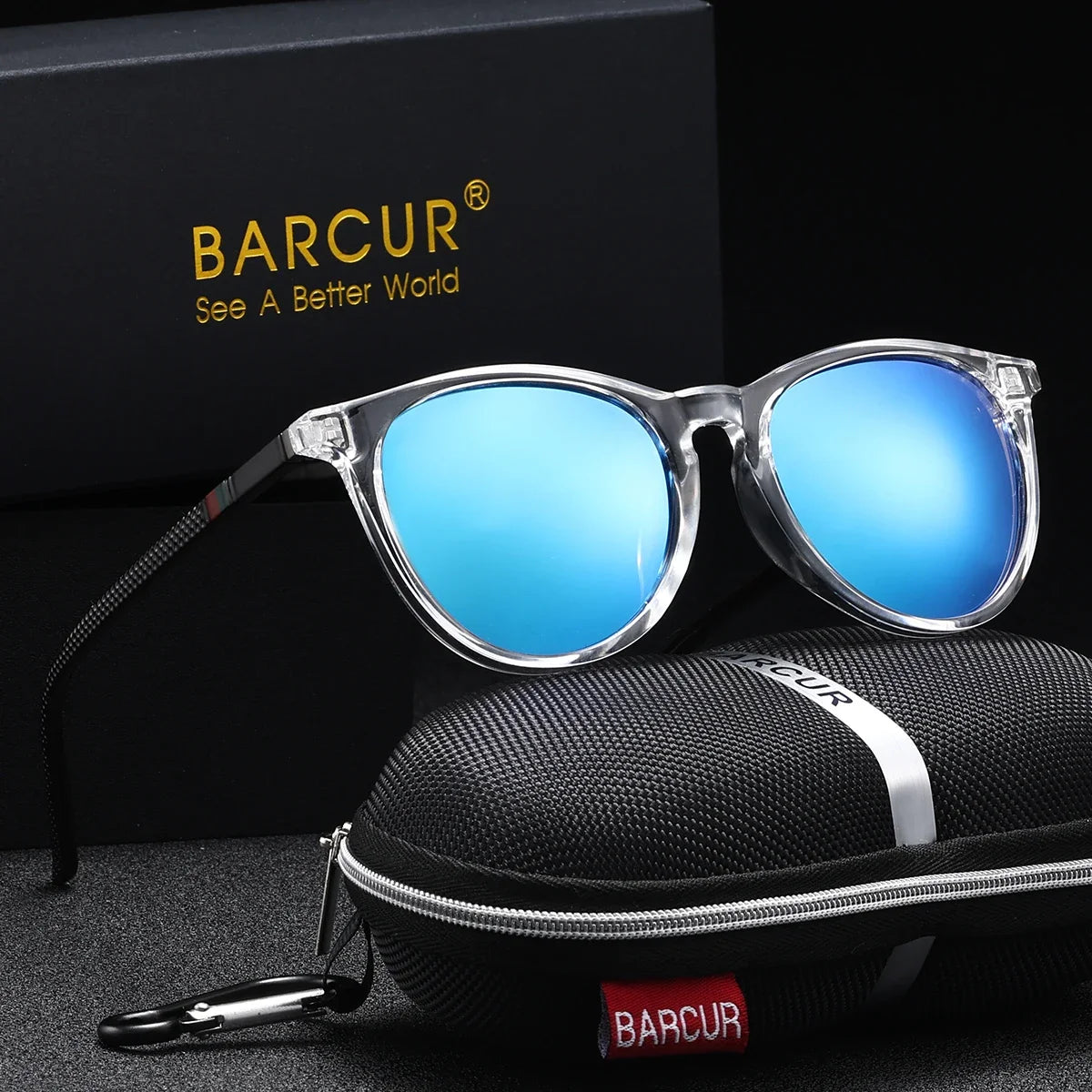 BARCUR Polarized Cat Eye Sunglasses for Women – Lightweight UV400 Sun Protection Eyewear with Fashion Polycarbonate Frame Mirror Lenses and Elegant Design – Stylish Summer Accessories for Shopping Travel & Outdoor