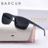 BARCUR Original Trendy White Pink Polarized Sunglasses Lightweight Comfort Square PC Eyewear for Women Sports UVA & UVB Protection Trendy Sun Glasses for Summer