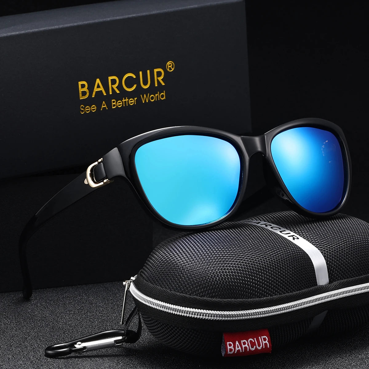 BARCUR Polarized Men’s Fashion Sunglasses – Elliptical Gradient TAC Lens with UV400 Protection – Lightweight Stainless Steel Frame Stylish Summer Eyewear for Travel Driving & Outdoor Gift Occasions