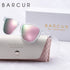 BARCUR Fashion Energetic Polarized Sunglasses for Women – Transparent Lightweight PC Frame Oval UV400 Protection Ladies Holiday Sun Glasses with Stylish Mirror Lens and Elegant White Gift Box – Perfect for Travel Beach & Summer Outings