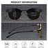 BARCUR Retro Polarized Fashionable Women’s Sunglasses – Elegant Black Circular Metal Frame UV400 Protection Stylish Travel Eyewear with Personalized Gift Packaging for Summer Days Girls and Women