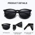 BARCUR Polarized Cat Eye Sunglasses for Women – Lightweight UV400 Sun Protection Eyewear with Fashion Polycarbonate Frame Mirror Lenses and Elegant Design – Stylish Summer Accessories for Shopping Travel & Outdoor