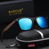 BARCUR Black Walnut Polarized Sunglasses for Men UV400 Sunscreen Protection Wooden Frame Polarized Lenses Presented in an Original Brand Box for Summer