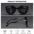 BARCUR Polarized Trendy Cat Eye Sunglasses for Women – Ultra Lightweight Round Frame Fashion Sunglasses with UV400 Mirror TAC Lens – Multiple Color Options for Summer Parties Travel & Daily Wear – Elegant Gift Box Packaging