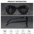 BARCUR Women’s Transparent Fashionable Cat Eye Sunglasses – Polarized UV400 Gradient Lenses for Summer Travel Party & Vacation – Comfortable Durable Best Gift Idea