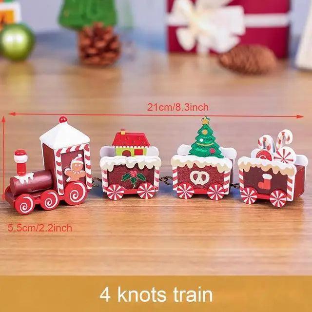 Adventures Merry Christmas Wooden Train Ornament Christmas Decoration For Home Santa Claus Gift And New Year Xmas Decor - ALLURELATION - Adventures toys, attractive toy, best baby gift, Best decor kids room, Birthday Gifts, Christmas Decoration, Christmas Mini Train, colorful toys, Decoration For Home, Gift For kids, high quality toy, Hot selling toys, Learning train toy, Luxury toy, New year decoration, Ornament Christmas Decoration, party decoration, Santa Claus Gift, Wooden Train - Stevvex.com